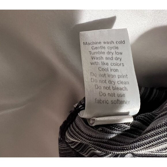 NWOT Athleta Women's Striped High-Rise ankle Black Grey White - Picture 4 of 9